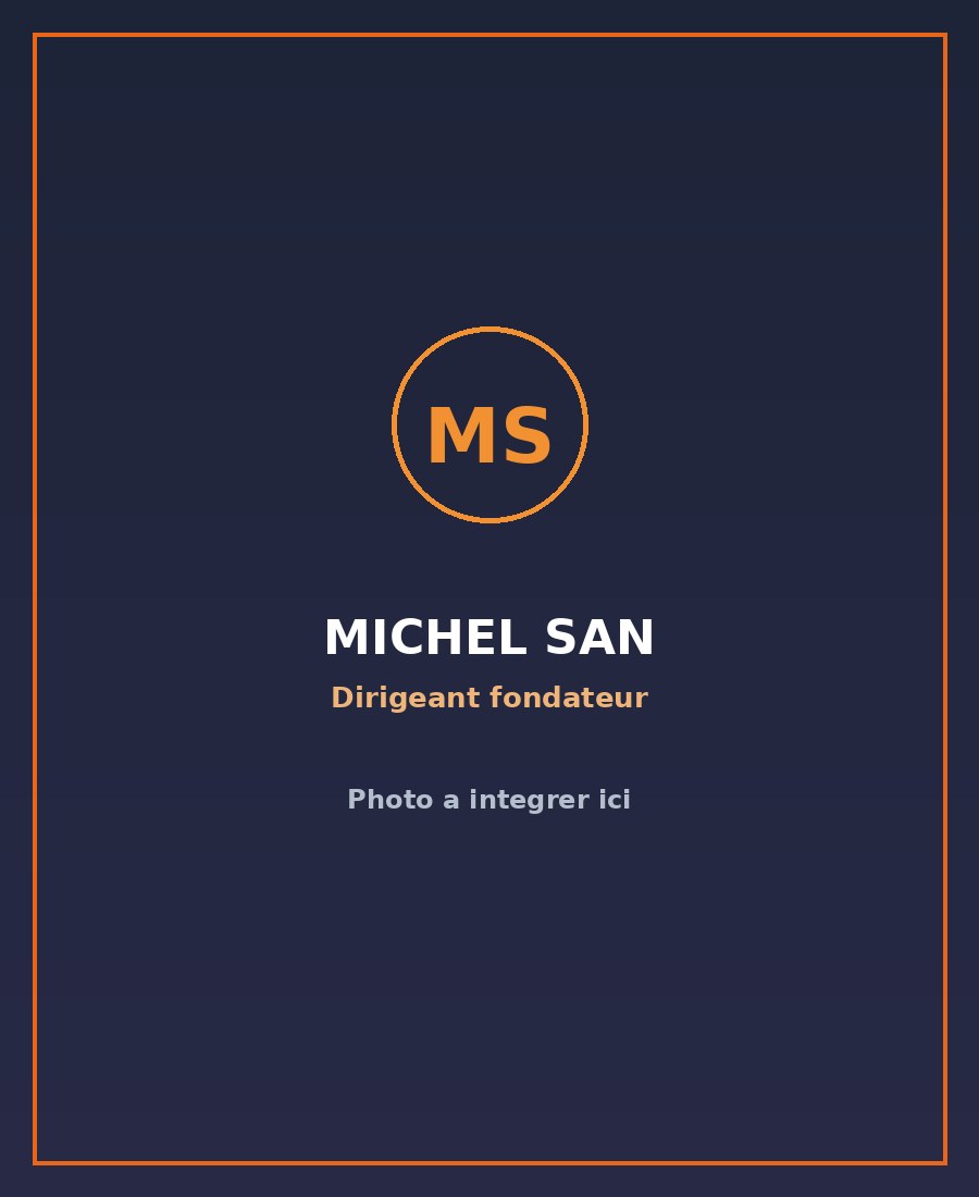Michel San, dirigeant fondateur d'ART TEC RÉNOVATION, entouré de son équipe