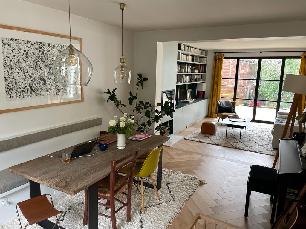 Séjour & salle à manger · réalisation ART TEC RÉNOVATION
